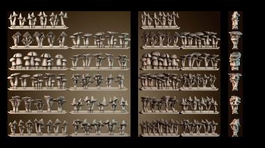 3D модель Коллекция грибов (STL)