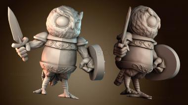 3D модель Сова истребитель (STL)