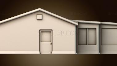 3D модель Простой дизайн дома (STL)