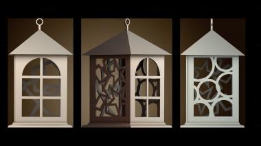 3D модель Дизайн декоративного фонаря (STL)