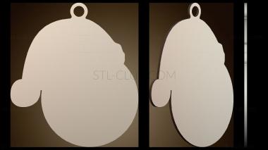 3D модель Орнамент на шапке Санты (STL)