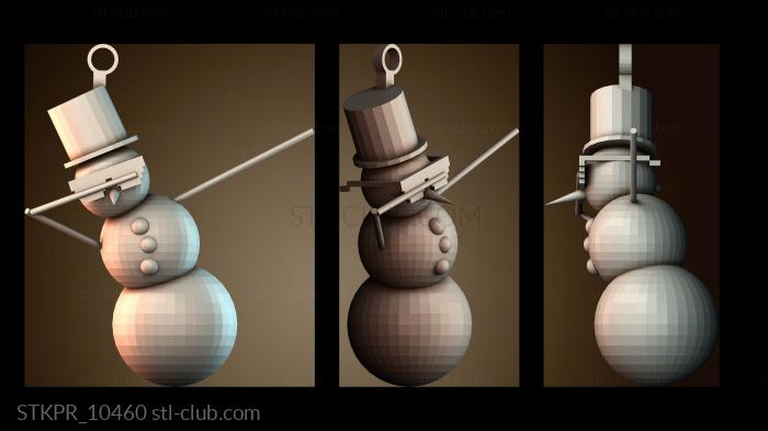 Дизайн скульптуры снеговика