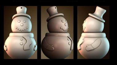 3D модель Фрости, человек из НОАК (STL)