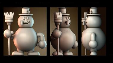 3D модель Фрости Снеговик (STL)