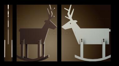 3D модель Вертикальные металлические стержни (STL)