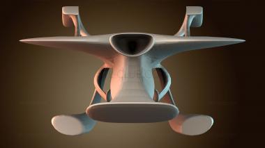 3D модель Футуристический дизайн автомобиля (STL)