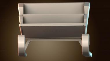 3D модель Подставка для органайзера файлов (STL)