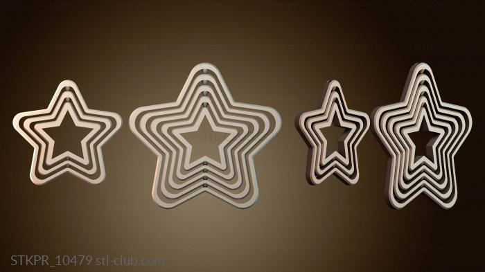 Многослойные звездные формы