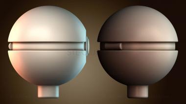 3D модель Абстрактный дизайн сферы (STL)