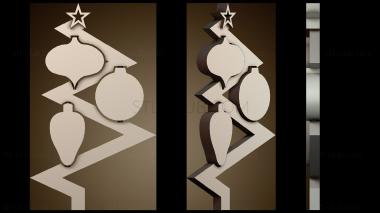 3D модель Дизайн рождественского украшения (STL)