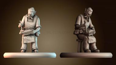 3D модель Гном мастер (STL)