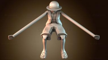 3D модель Держатель телефона Луффи (STL)