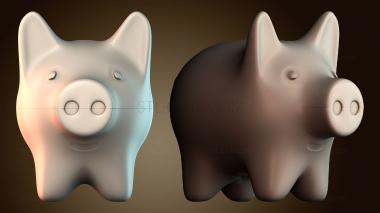 3D модель Порки Копилка (STL)