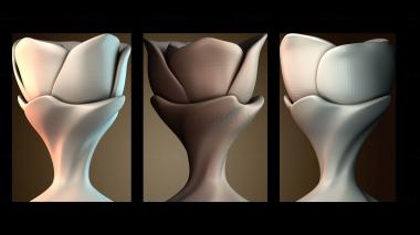 3D модель Розы на столе (STL)