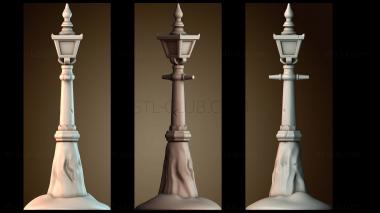 3D модель Фонарный столб в подарок (STL)