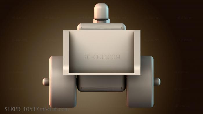 Статуэтки упрощенные Механическая игрушечная лопата