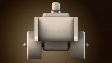 3D модель Механическая игрушечная лопата (STL)