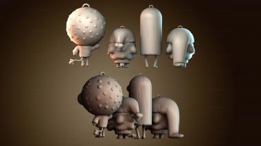 3D модель Набор рождественских украшений Nisse (STL)