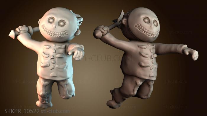 Статуэтки упрощенные Бочка для прихвостня Oogie Boogies