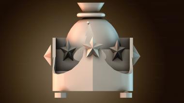 3D модель Сани Санты (STL)