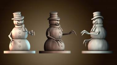 3D модель Снеговик (STL)