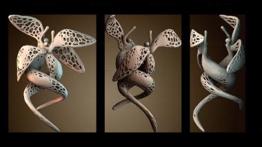 3D модель Верхушка на ёлку «Танцующий ангел» (STL)