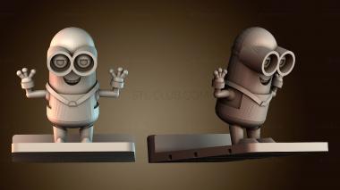 3D модель Держатель для телефона «Миньон» (STL)