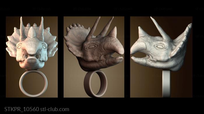 Кольцо трицератопса