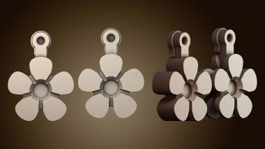 3D модель Цветочный брелок (STL)