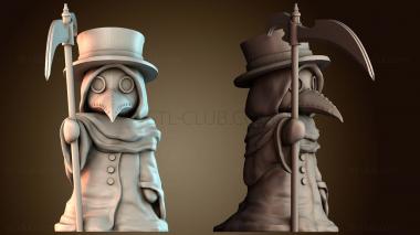3D модель Маленький Чумной Доктор (STL)