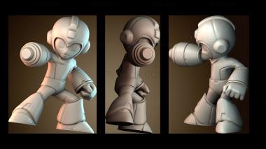 3D модель Мегамен (STL)