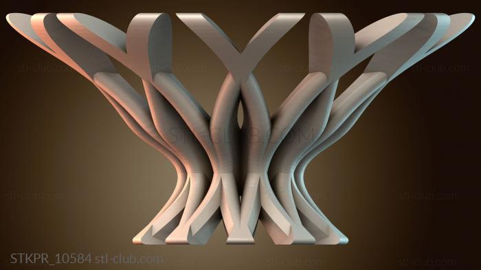 Статуэтки упрощенные Снежинка чаша