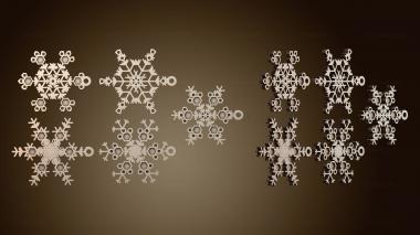 3D модель Миниатюрные снежинки (STL)