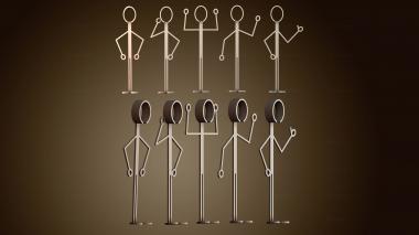 3D модель Держатели для зубных щеток (STL)