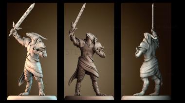 3D модель Драконорожденный Паладин (STL)