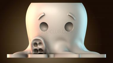 3D модель Кашпо для осьминога (STL)