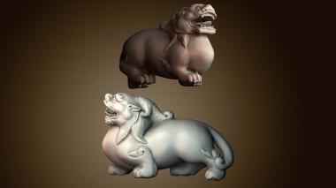 3D модель Тигр (STL)