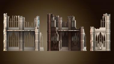 3D модель Wargaming Имперское здание с окнами (STL)