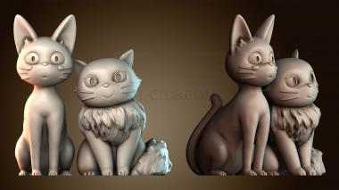 3D модель Джиджи и Лили служба доставки Кикис (STL)