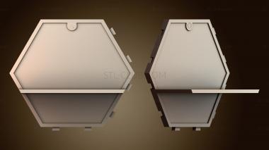 3D модель Wexagon Шестиугольные полки (STL)