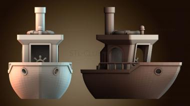 3D модель Бен — плавающий бенчмарк (STL)