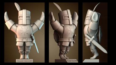 3D модель Чиби Солаир Асторы (STL)