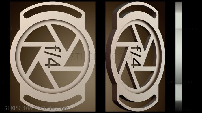 Статуэтки упрощенные Держатель крышки объектива для объектива диаметром 58 мм