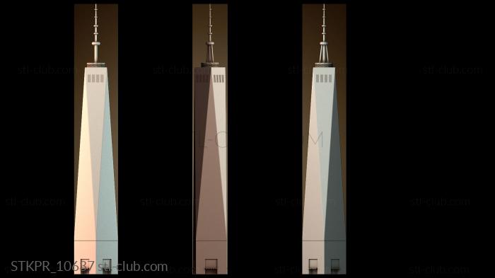 Статуэтки упрощенные Всемирный торговый центр 1 — Нью Йорк, США