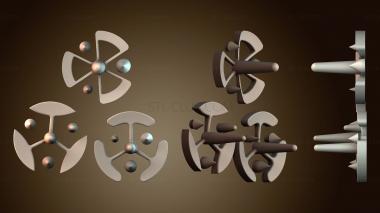 3D модель Волчки серии Orbital (STL)