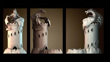 3D модель Башня для игральных костей (STL)