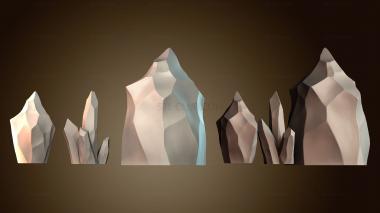 3D модель Осколки льда (STL)