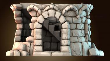 3D модель Разрушенная башня (STL)