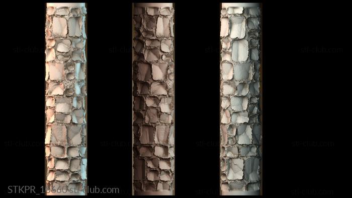 Статуэтки упрощенные Валик для текстурирования каменных стен