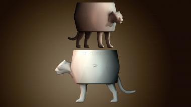 3D модель Тигровая чаша (STL)